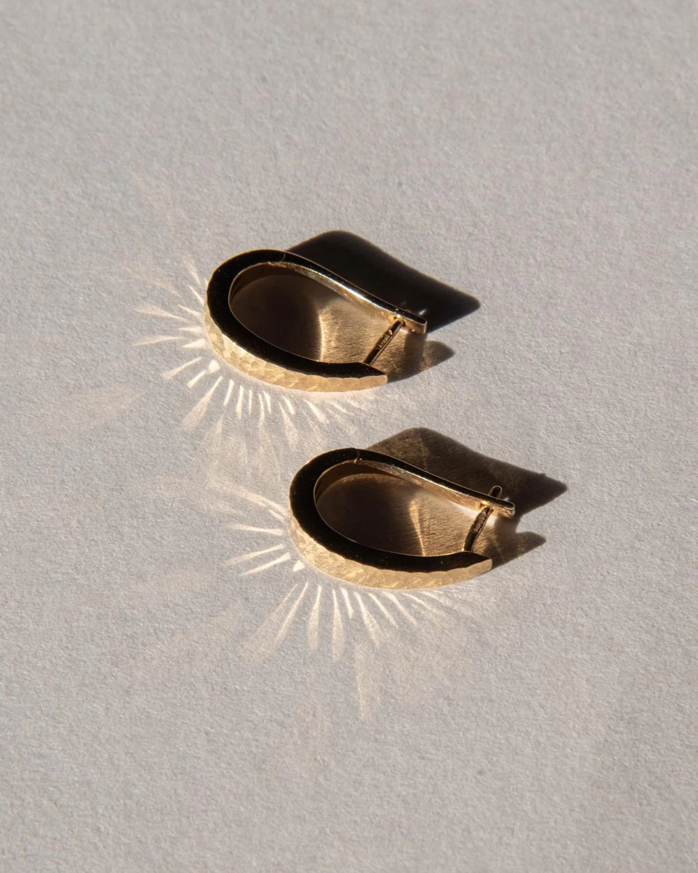 Drop Hoop Earrings - Image 3