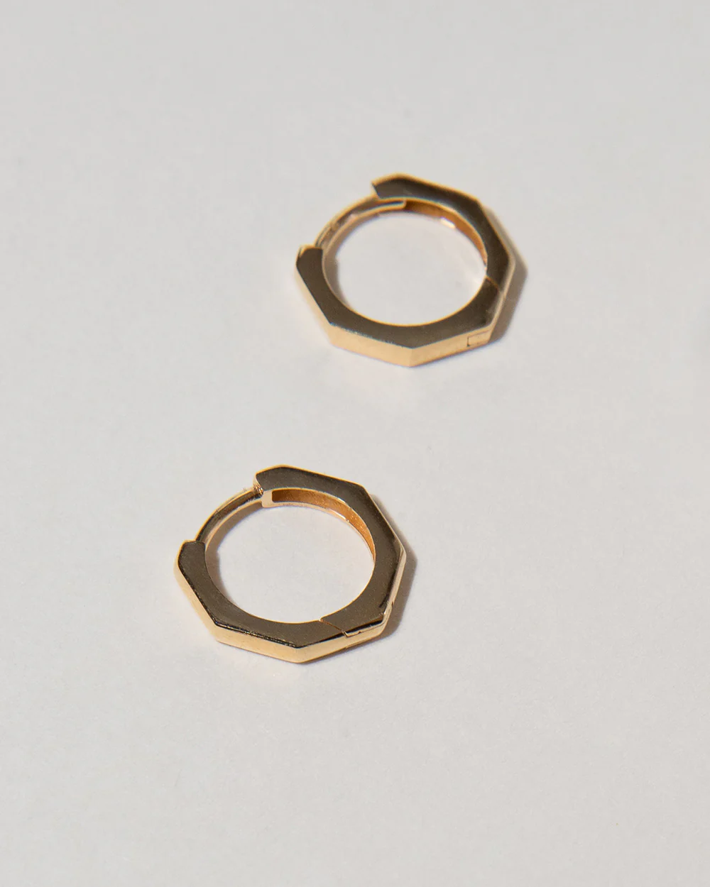 Hexagon Hoop Earrings - Image 3