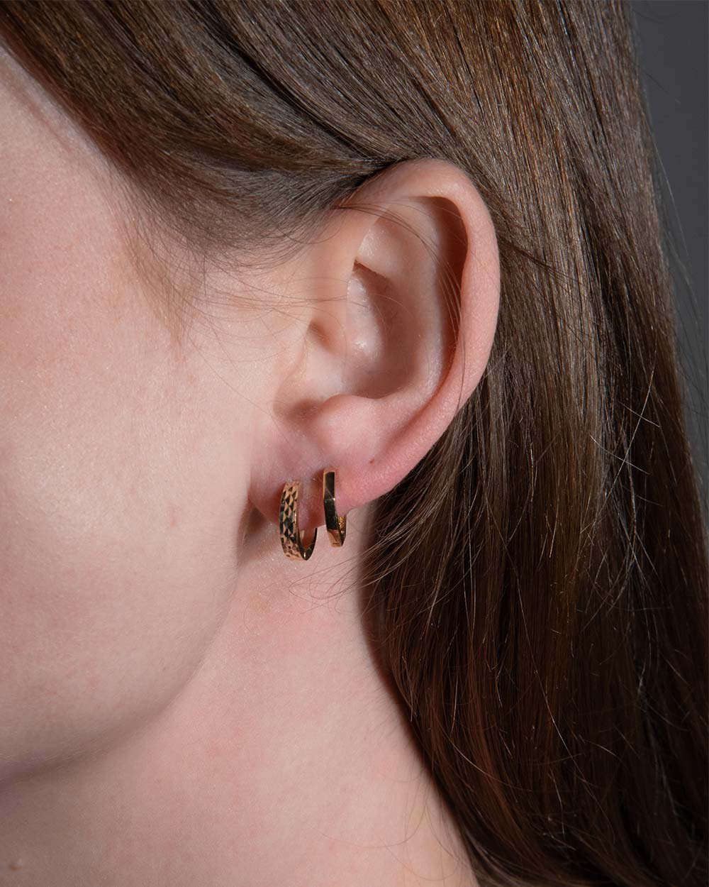 Hexagon Hoop Earrings - Image 4