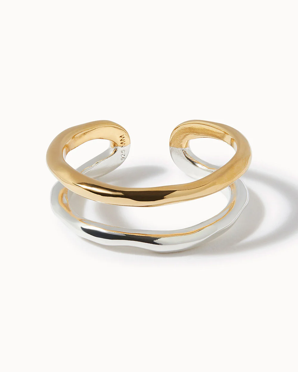 Lava Adjustable Two Tone Ring - Image 3