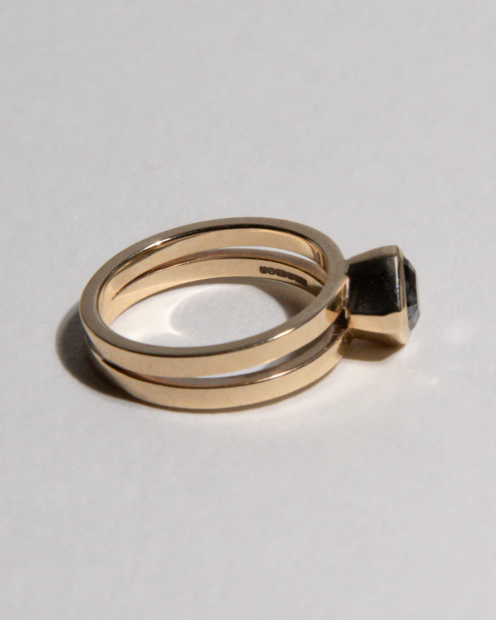 Odette 1.28ct Grey Diamond Ring - Image 3