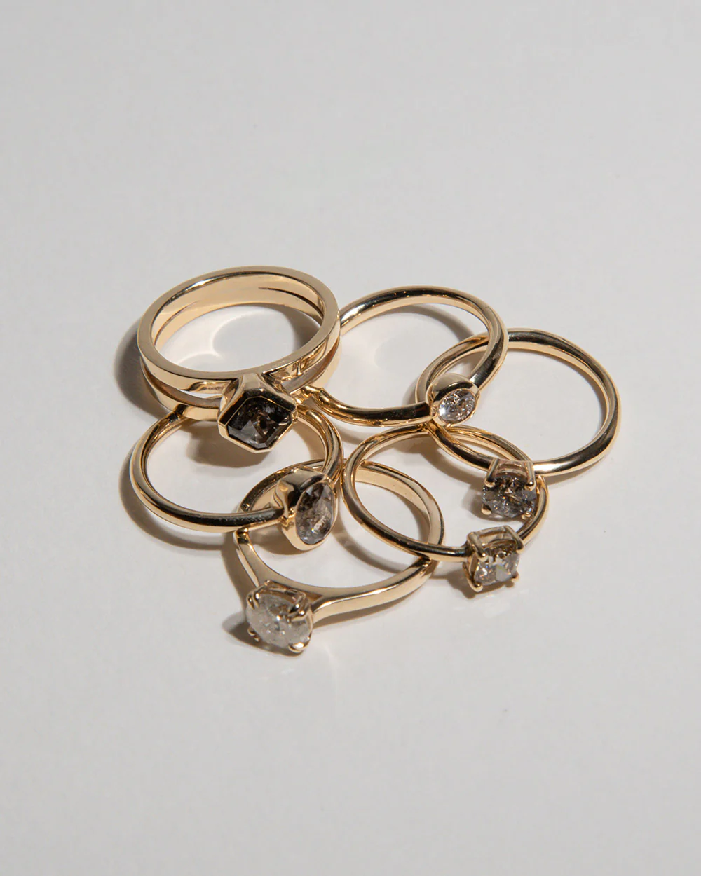 Odette 1.28ct Grey Diamond Ring - Image 6