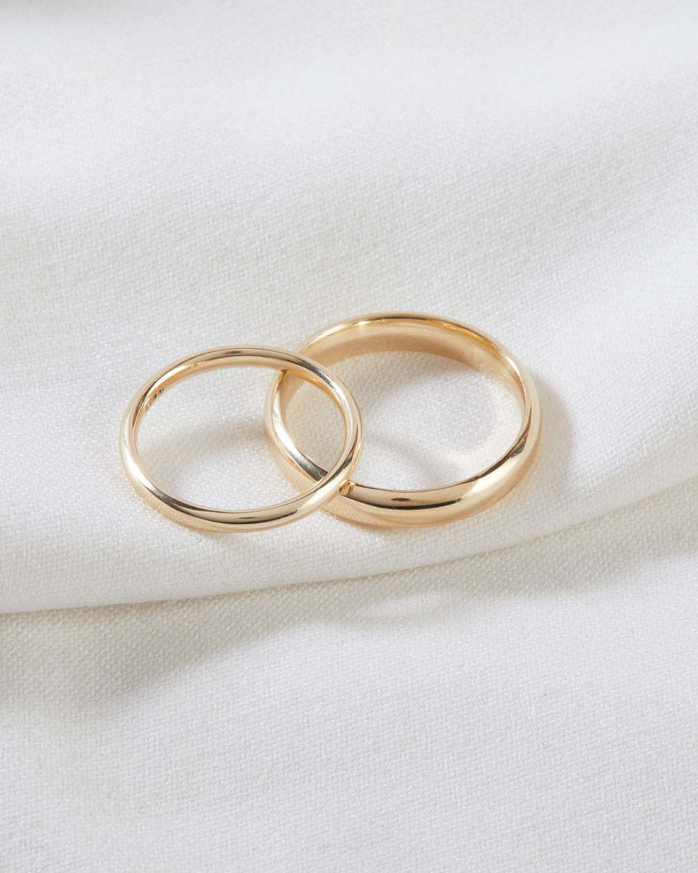 Solid Gold Classic Ring - 2mm Band - Image 4