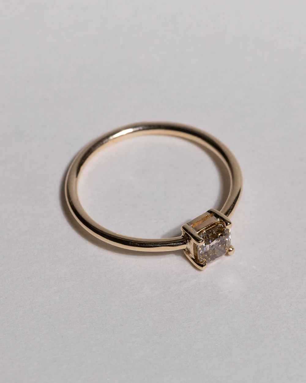 Jude 0.53ct Brown Diamond Ring - Image 4