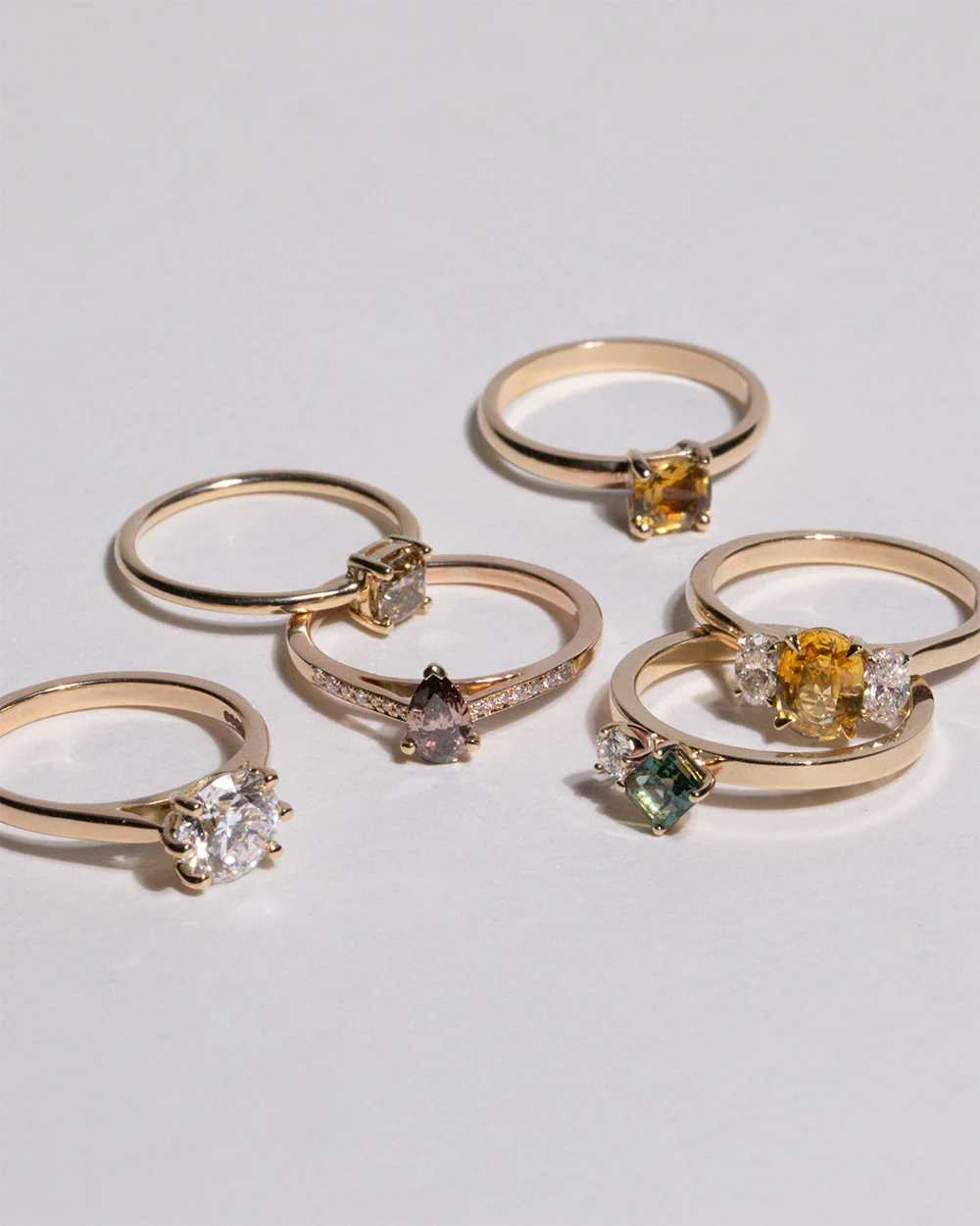 Jude 0.53ct Brown Diamond Ring - Image 6