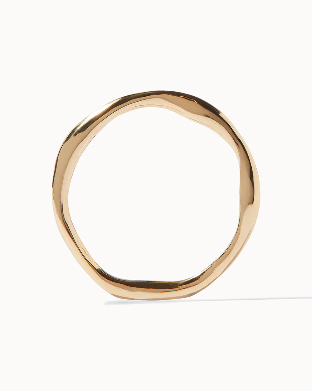 Solid Gold Organic Light Ring - Image 3