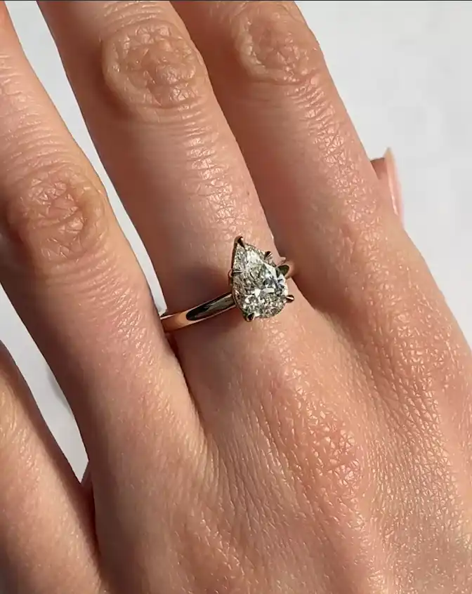 Adaline 1.11ct Lab Grown Diamond Ring - Image 8