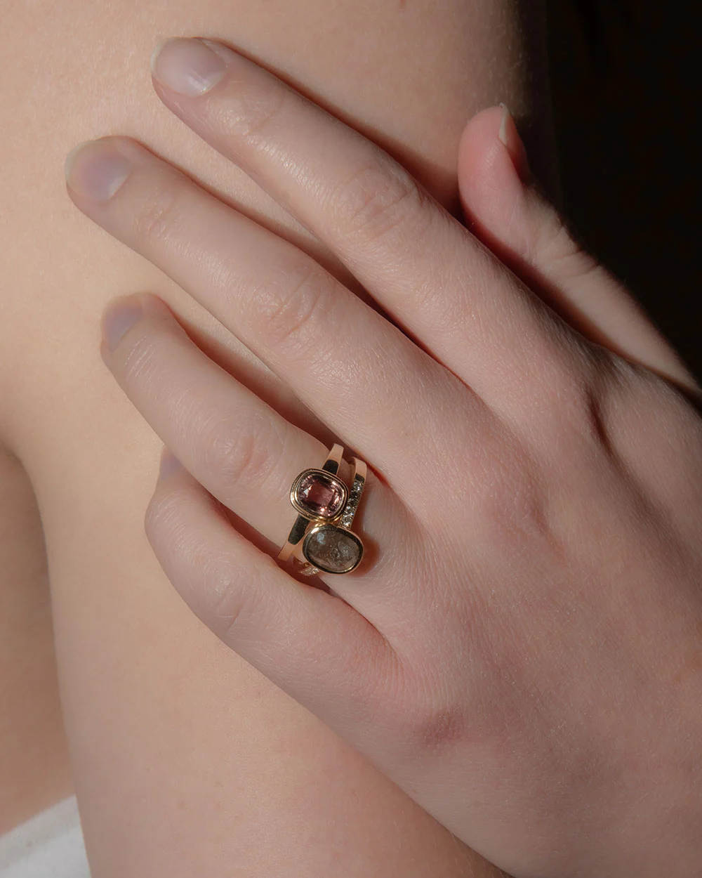 Naomi 1.2ct Grey Diamond Ring - Image 3