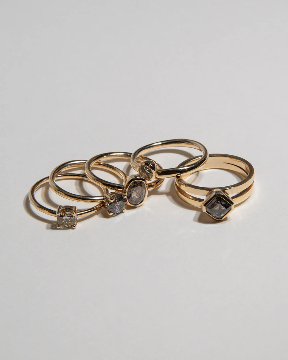 Olympia 0.63ct Grey Diamond Ring - Image 4