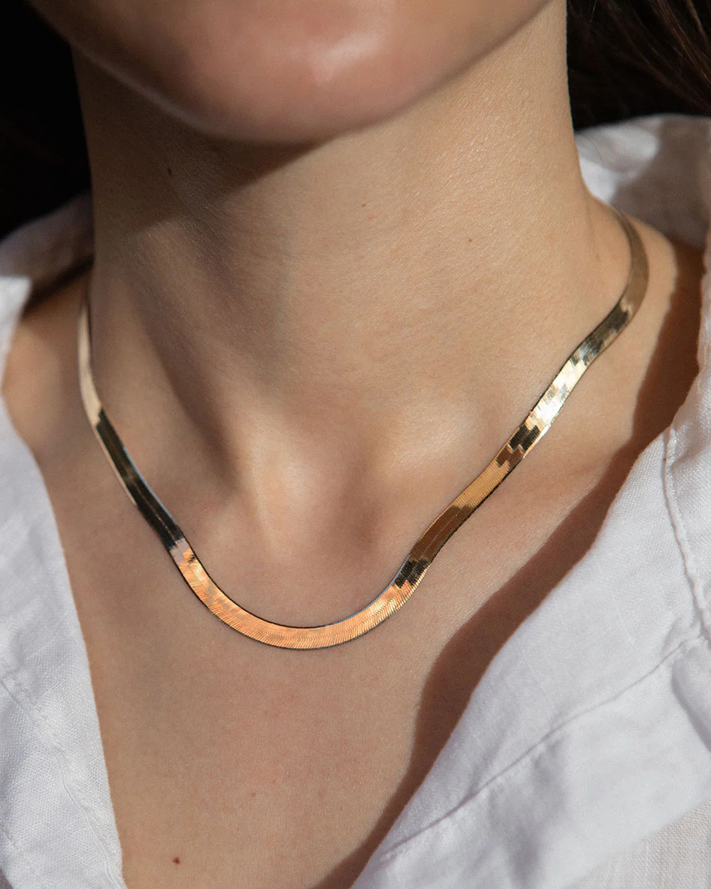 Solid Gold Snake Chain - Image 3