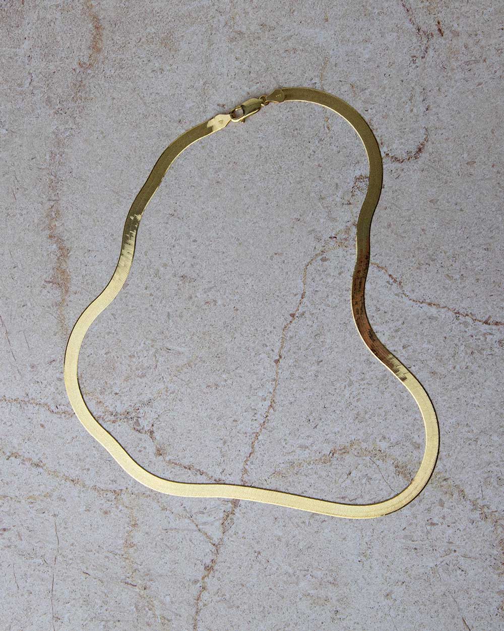 Solid Gold Snake Chain - Image 5