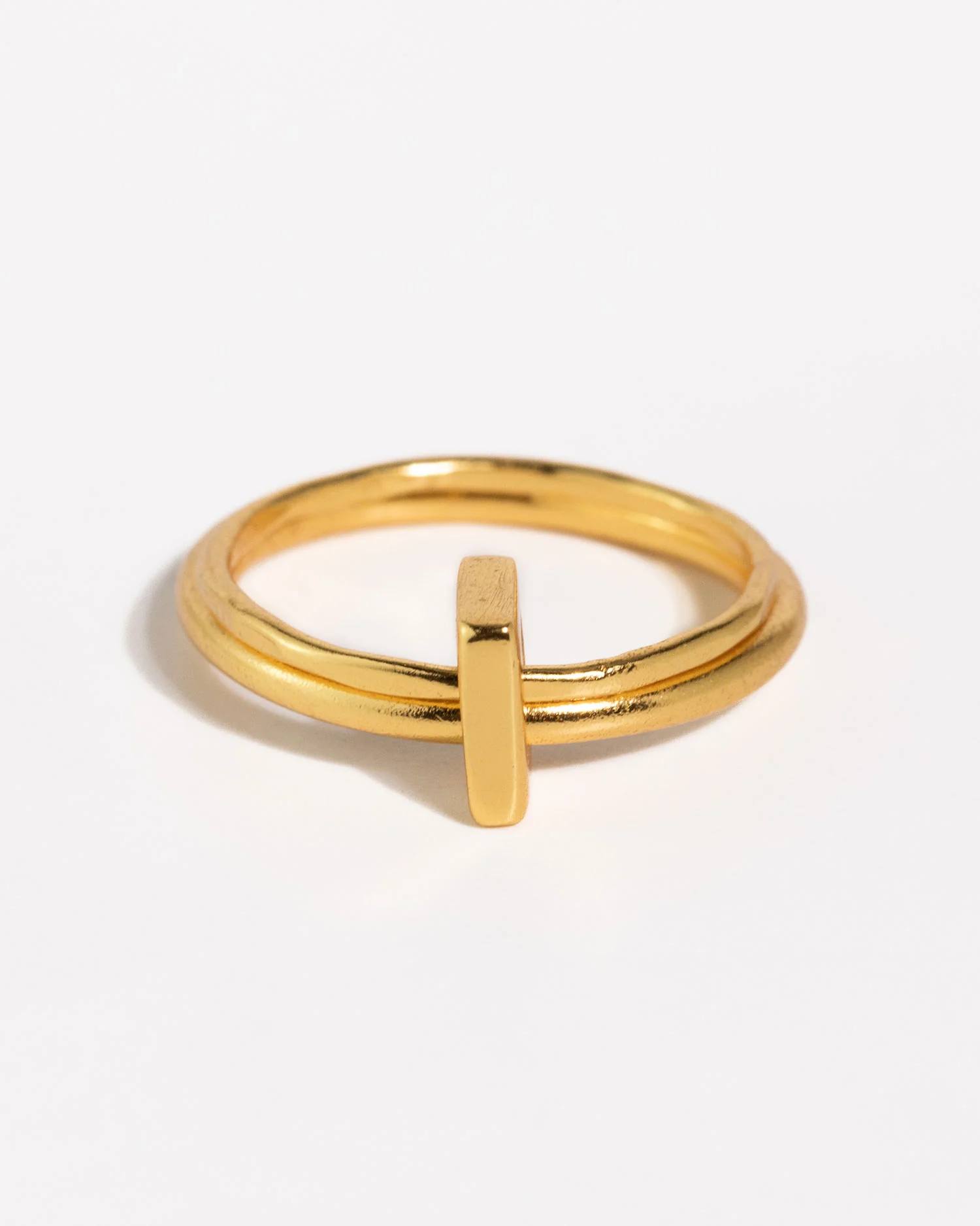 Square Link Stacking Ring - Image 4